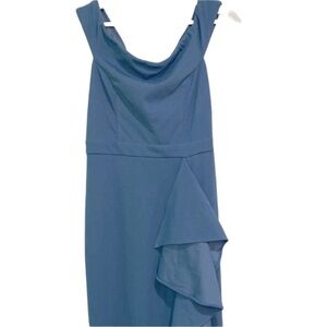 LULUS blue formal maxi dress size small new with tags